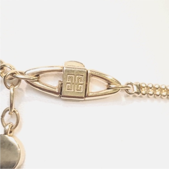 LOW START Givenchy EUC Crystal necklace pink /gold - Picture 9 of 15